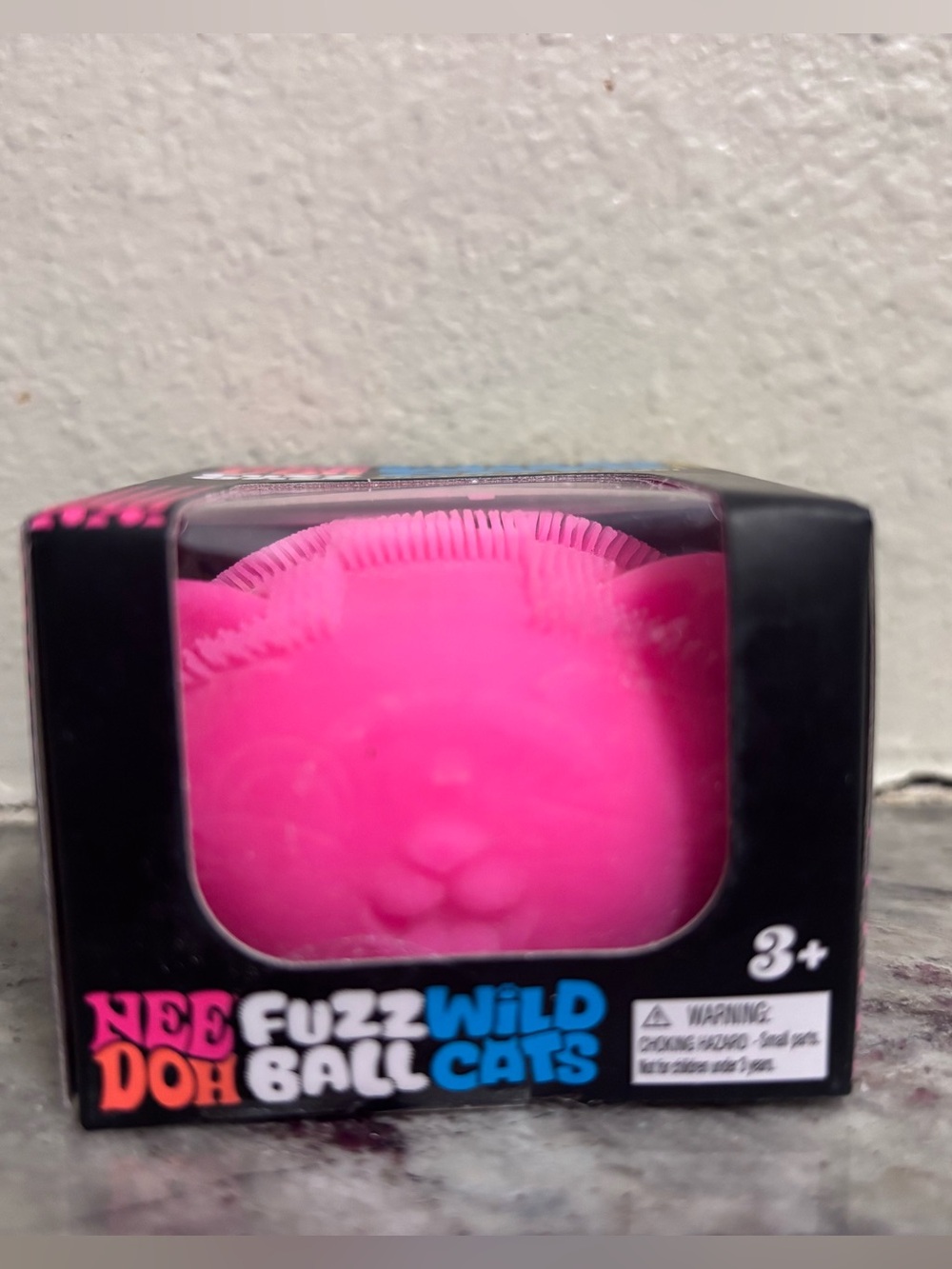 NeeDoh Fuzz Ball Wild Cats -Pink